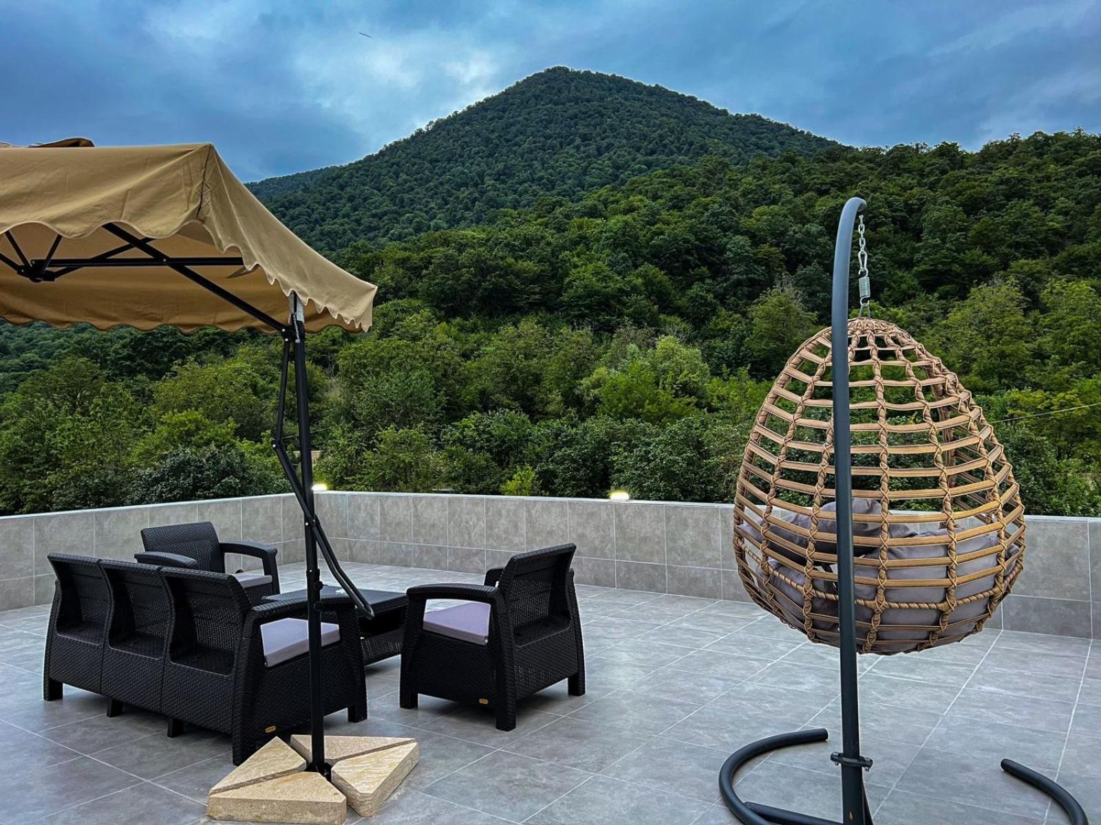 Qafqaz White Mountain Villa Qax Exterior photo