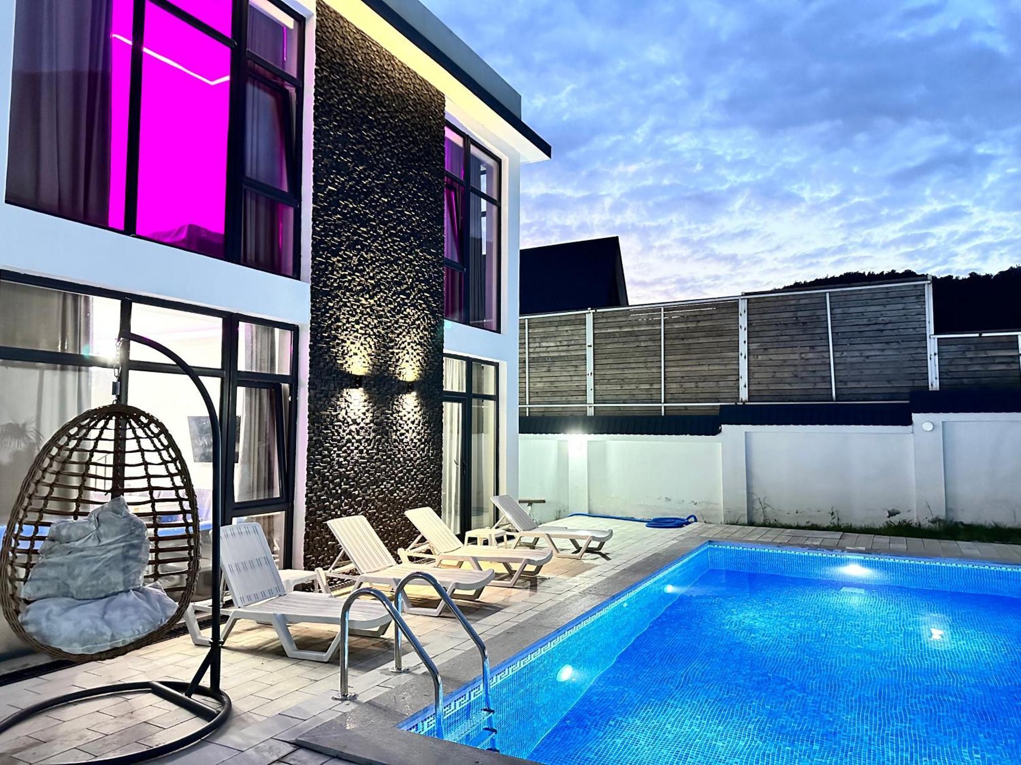 Qafqaz White Mountain Villa Qax Exterior photo